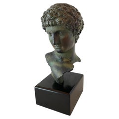 Riproduzione classica in stile Mid-Century della scultura “Testa di giovane”