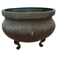 Vintage Mid-Century Chinese Bronze Tripod Censer / Jardiniere