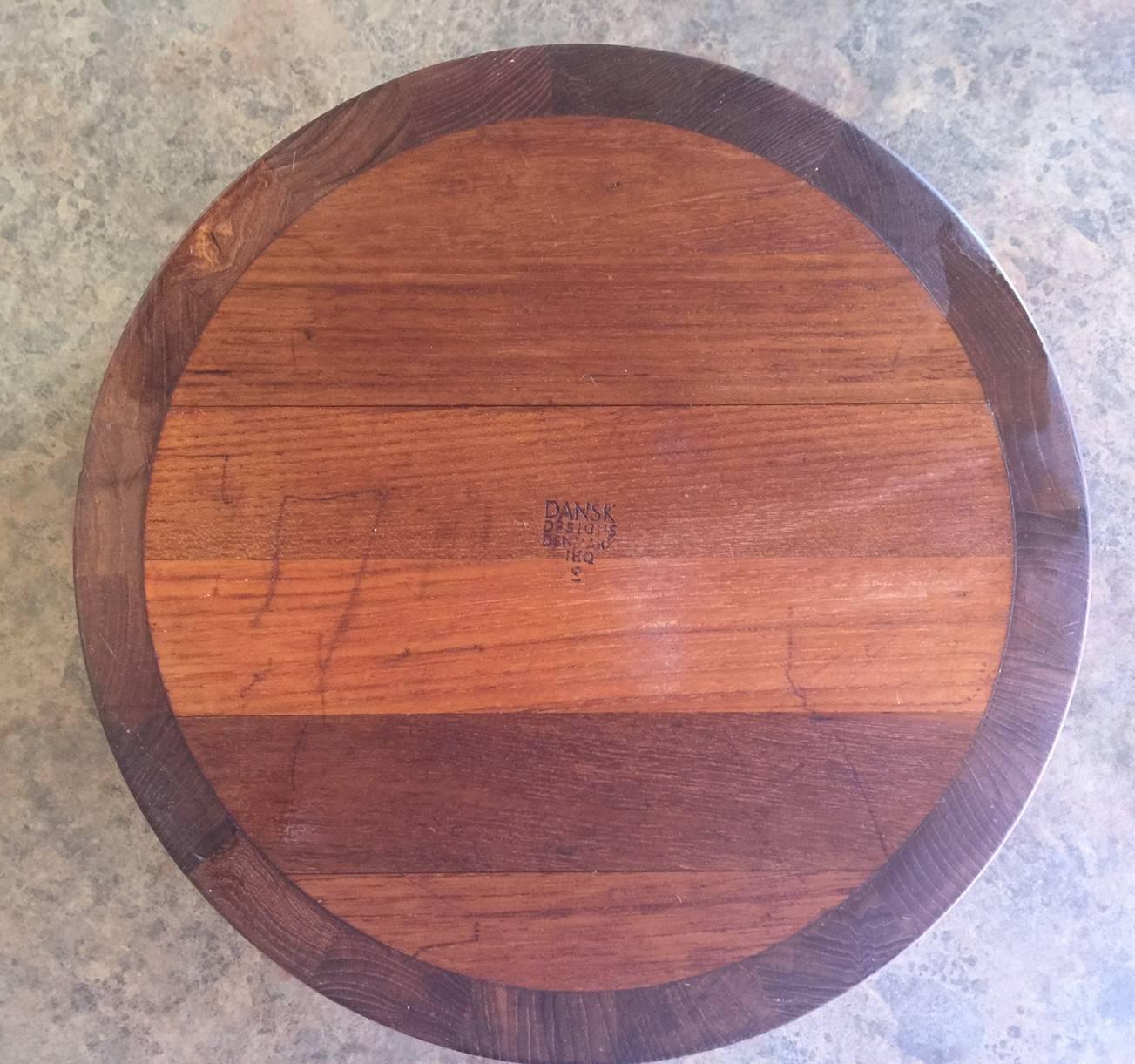 Mid-Century Staved Teak Bowl by Jens Quistgaard In Good Condition For Sale In San Diego, CA