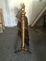 Unique Rolling Library Stand by John-Richard