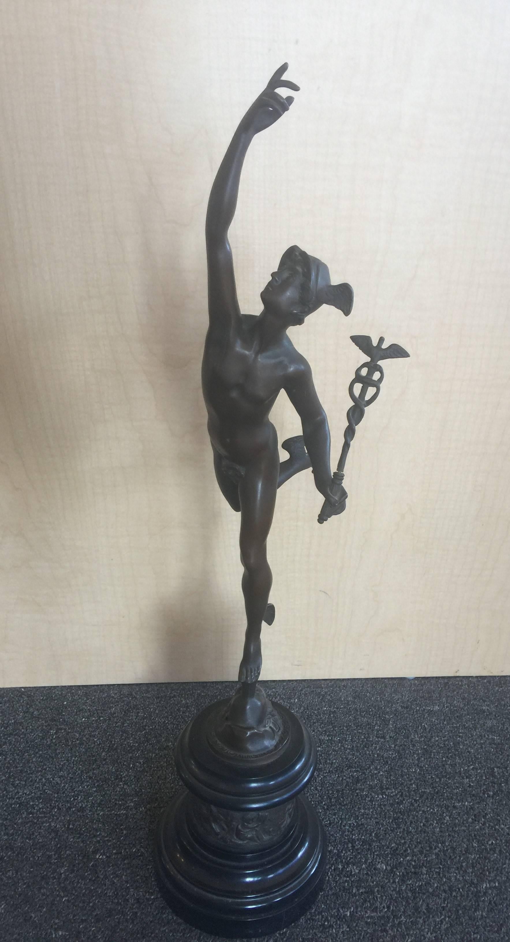 19th Century Tiffany & Co. Bronze Renaissance Style Figure of Mercury 4