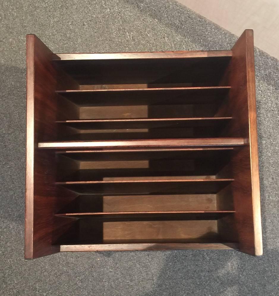 20th Century Rosewood Record / Magazine Rack by Rolf Hesland for Bruksbo of Norway