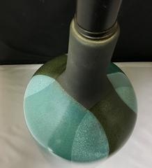 1950s, Mid-Century Drip Glazed Studio Ceramic Lamp