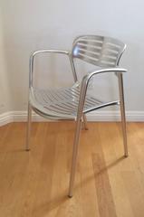 Toledo Stacking Armchairs in Aluminium by Jorge Pensi for Knoll, 24 Chairs