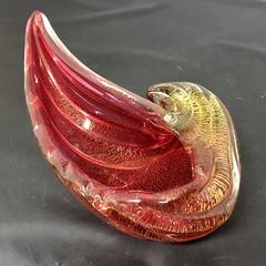 Italian Murano Glass Conch Shell by Alfredo Barbini