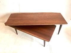 Mid-Century Modern Exceptional X-Large Extendable Butterfly Coffee Table