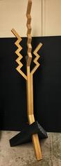 Eclectic Sculptural Coat Rack Memphis Era California Design by Tom McMichael
