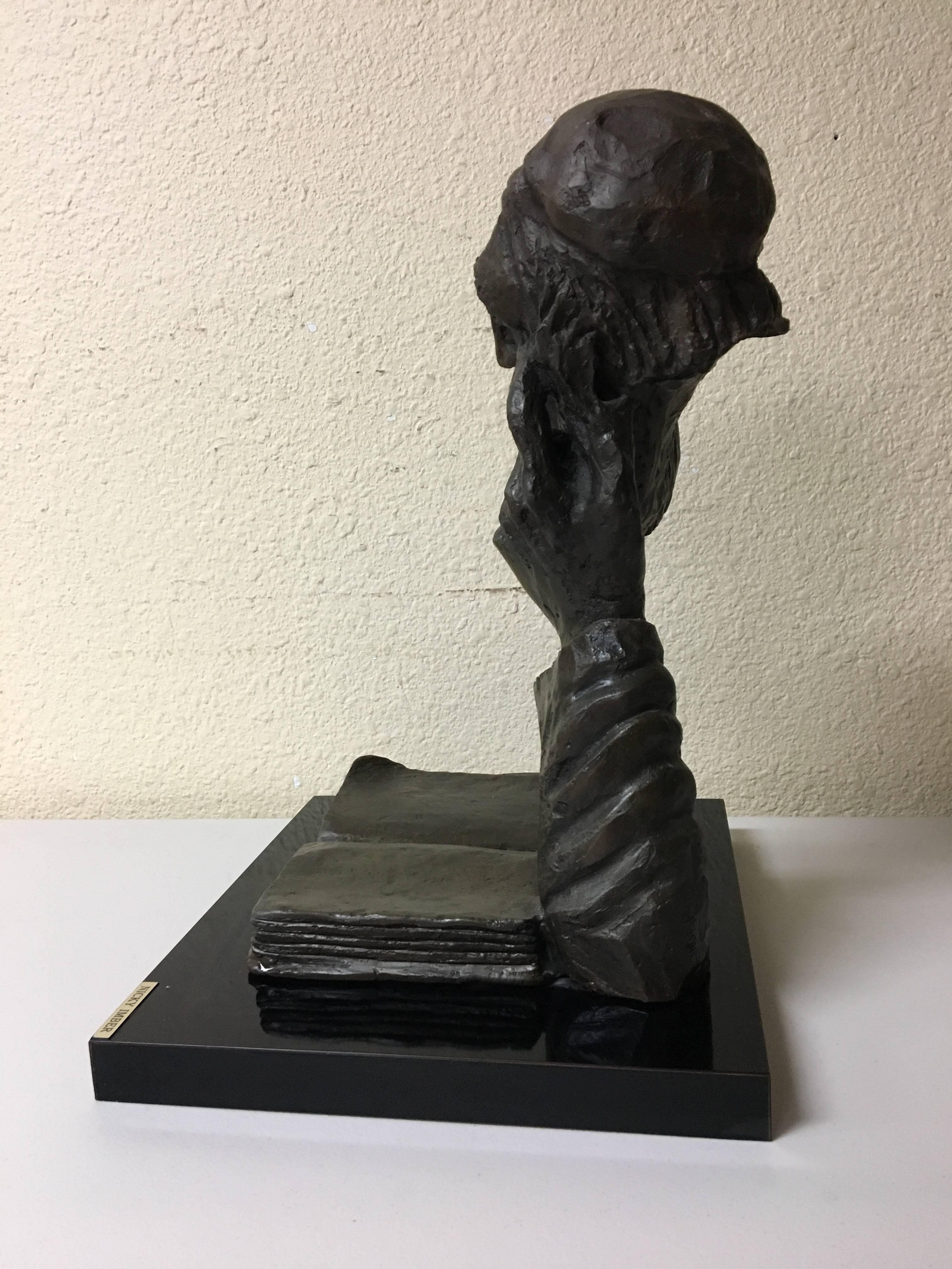Bronze Sculpture on Base by Artist Nicky Imber Signed Rare In Excellent Condition In San Diego, CA