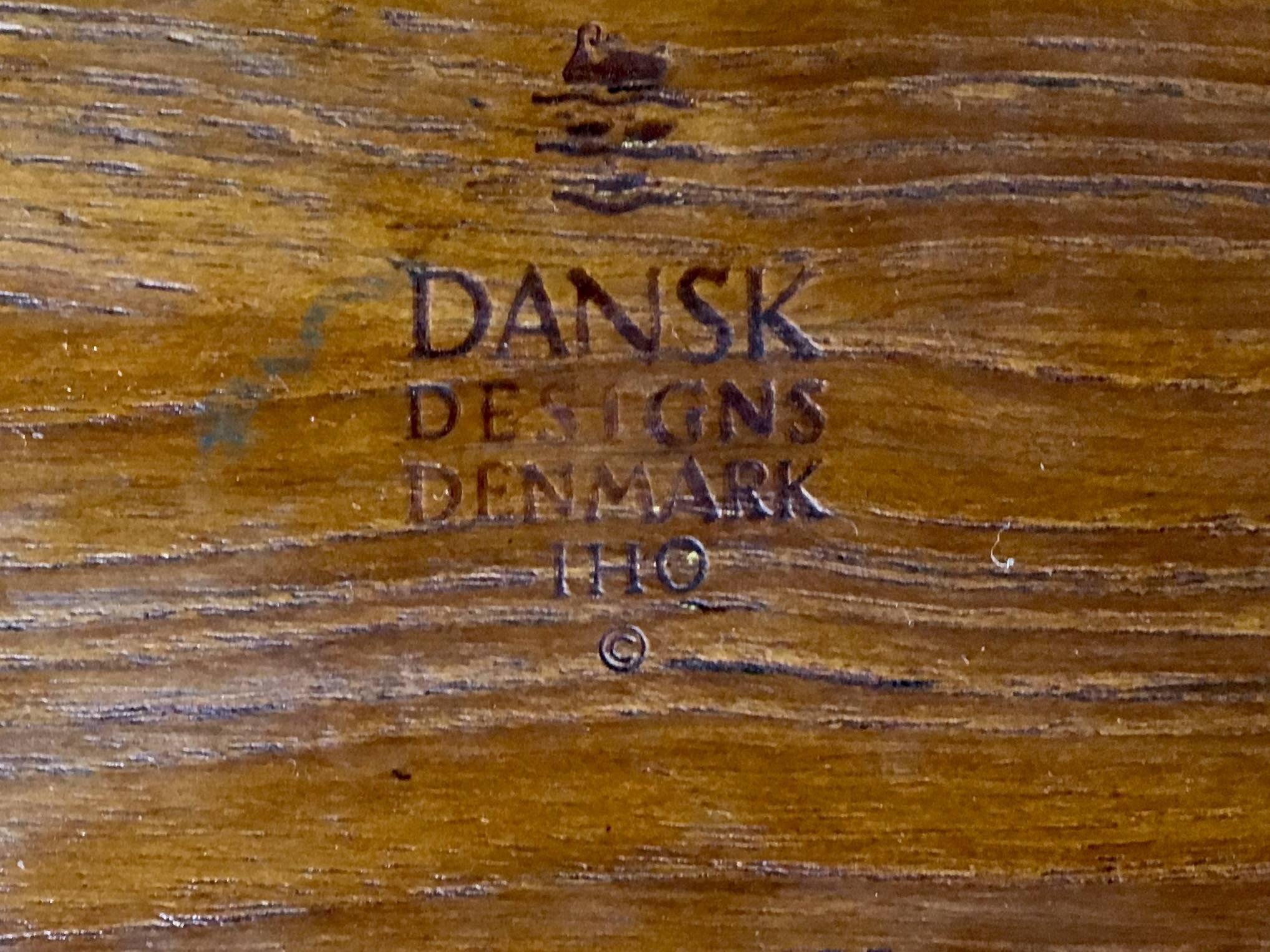 Scandinavian Modern Rare Large Dansk Tray Designed by Quistgaard, Teak and Bamboo