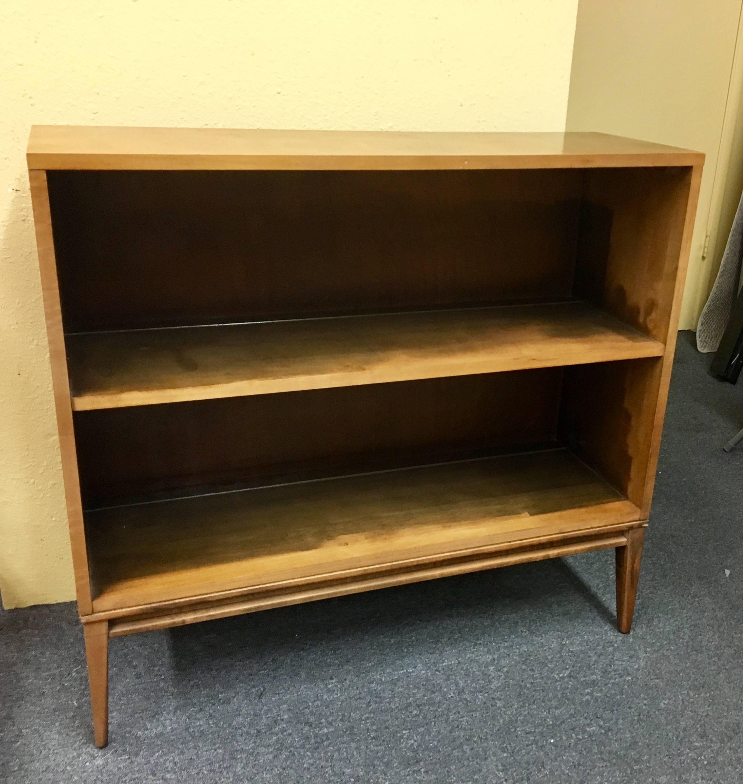 Mid-Century Modern Pair of Solid Wood Bookcases by Paul McCobb Planner Group
