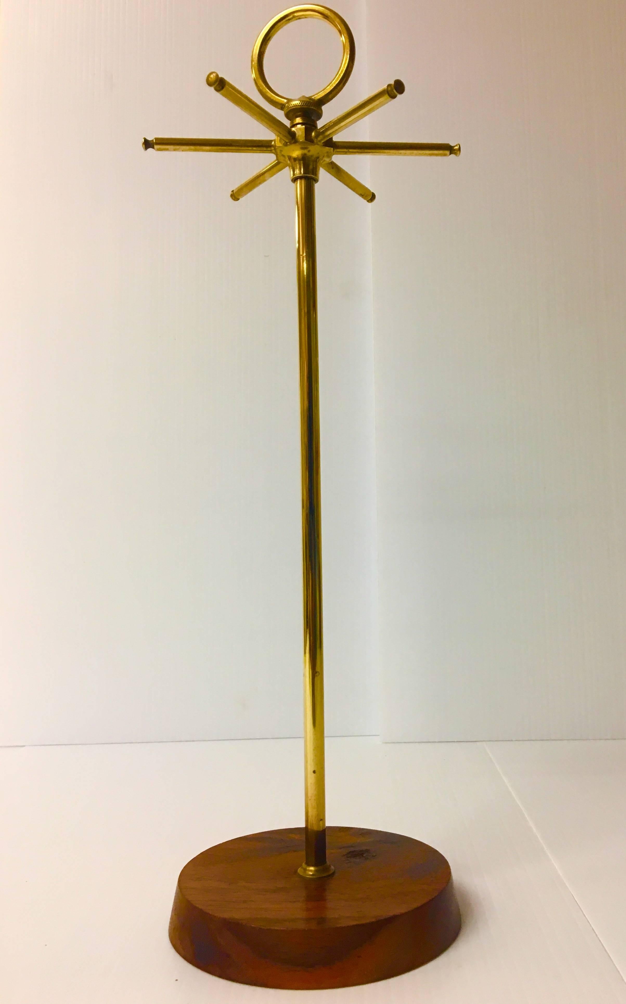 Italian Rotating Necklace/Chain Display Vanity Stand Rack In Excellent Condition In San Diego, CA