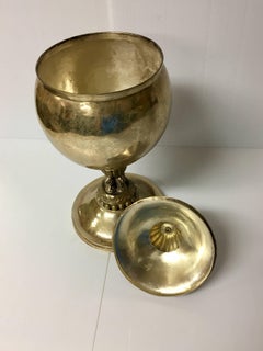 Rare Hungarian Chalis / Lidded Cup by Kiss Ferenec Otvostanar