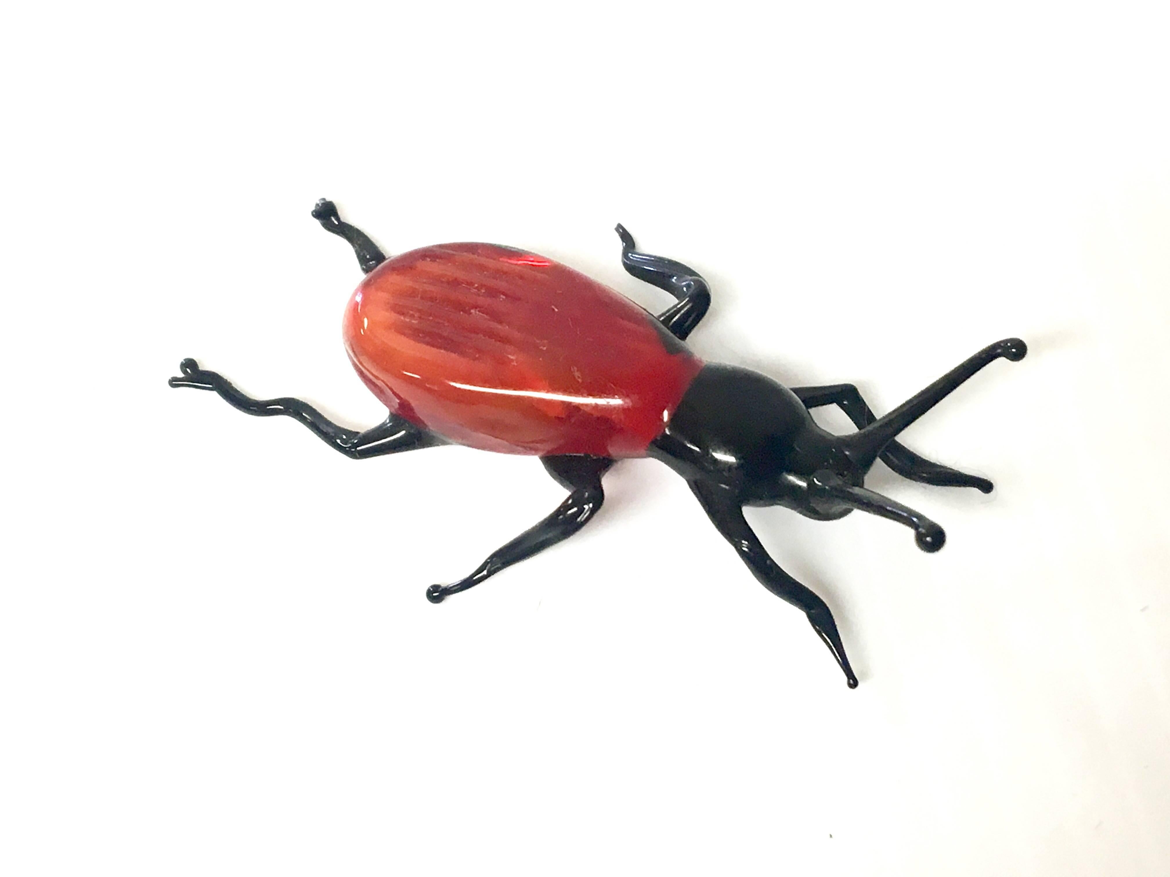 murano glass insects