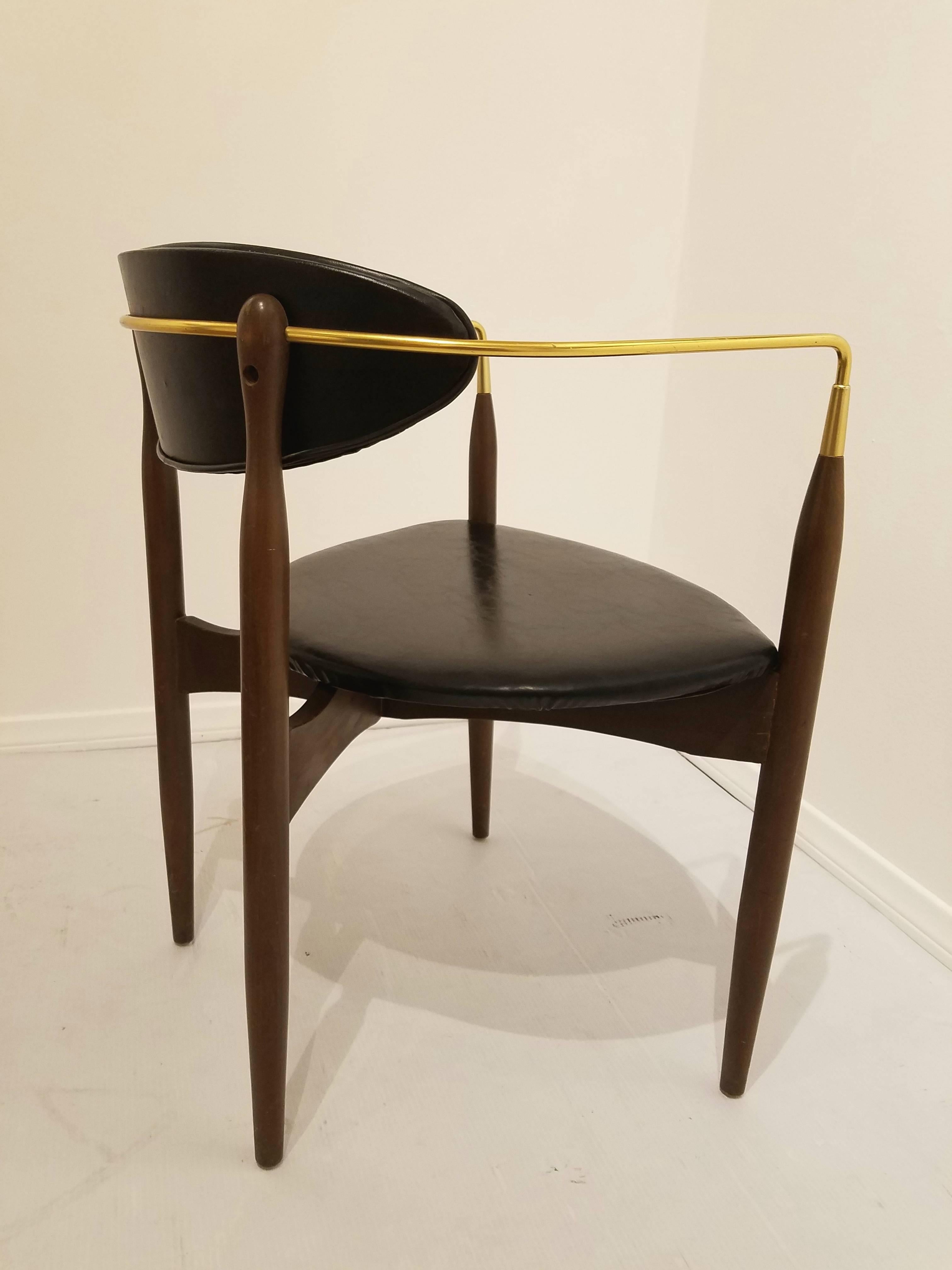 American Mid-Century Modern Single Viscount Armchair by Dan Johnson