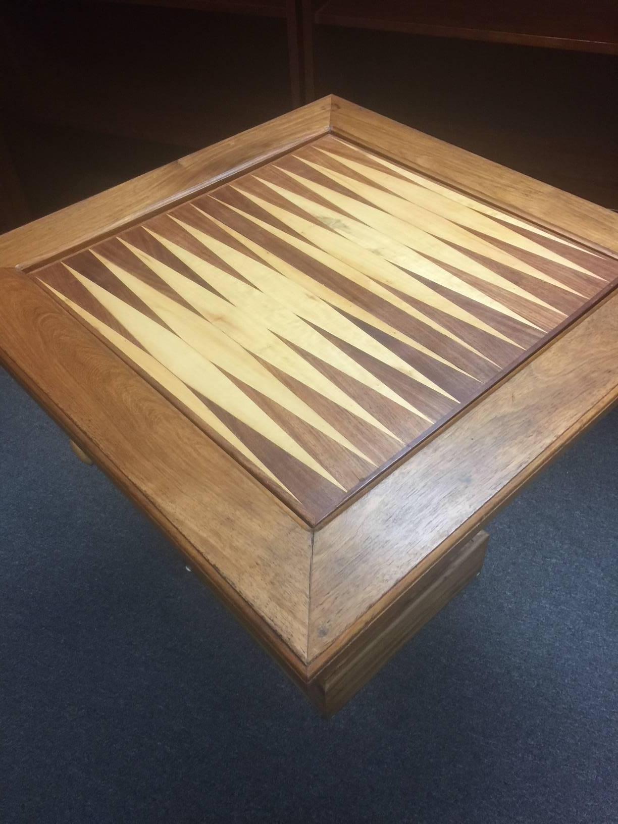 American Unique Horse Head Game Table and Seats in the Style of Billy Haines