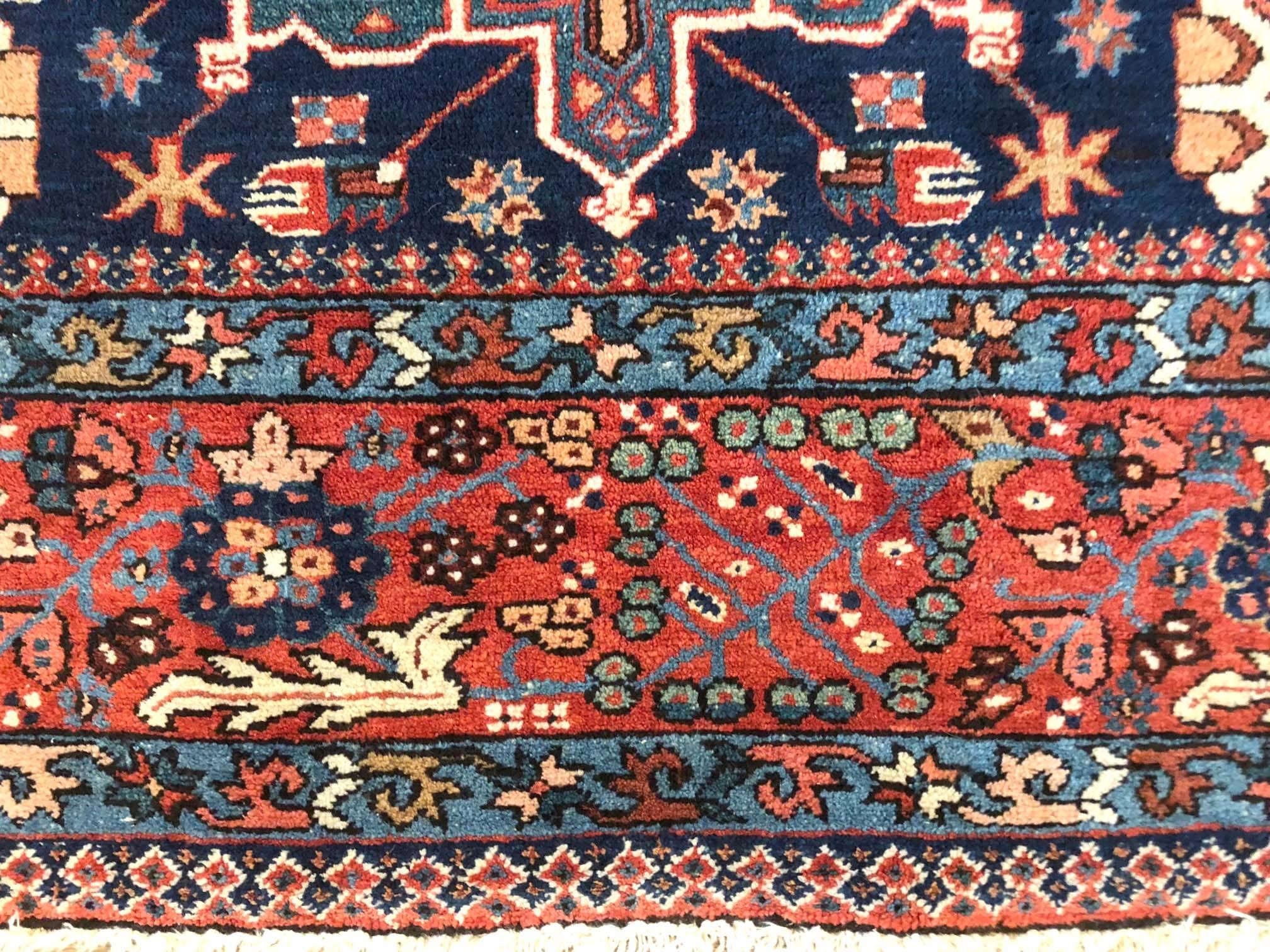 Mid-20th Century Persian Antique Karadja Rug