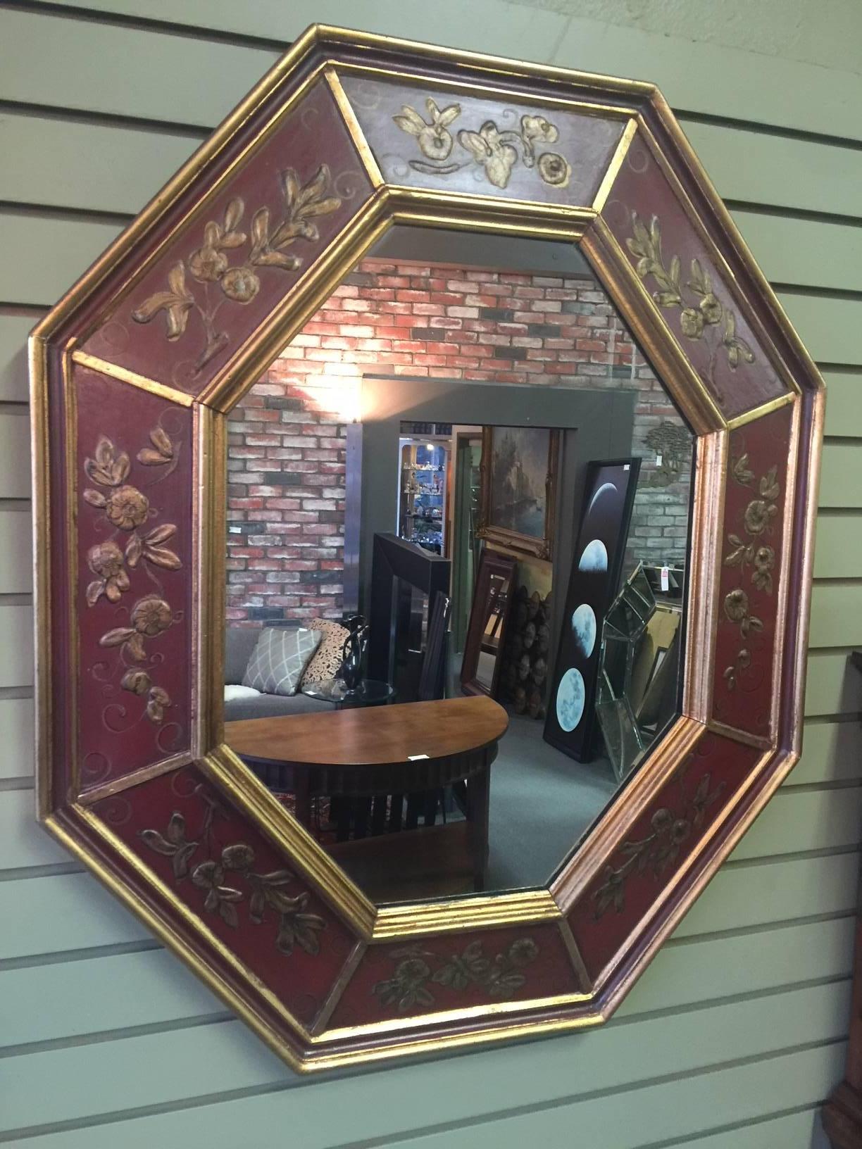 hand painted mirror