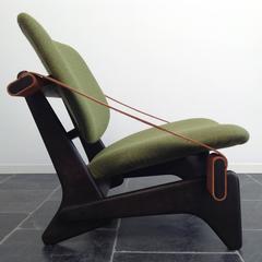 Exceptionally Rare and Beautiful Low Chair by Olof Ottelin, 1950