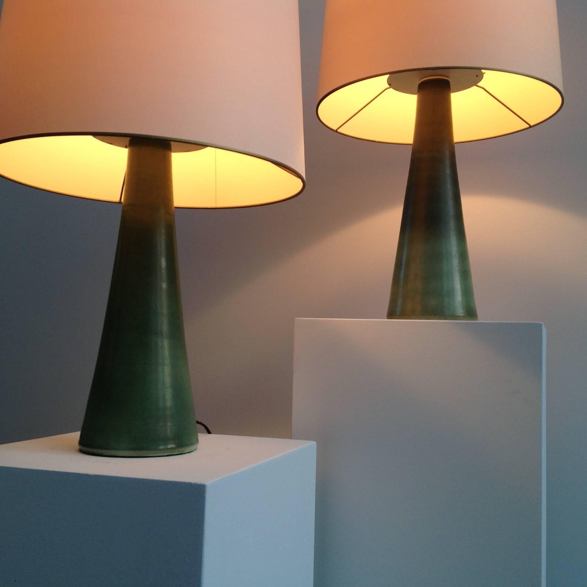 Beautiful and Rare Ceramic Lamps by RAAK Amsterdam, Anno, 1960 2