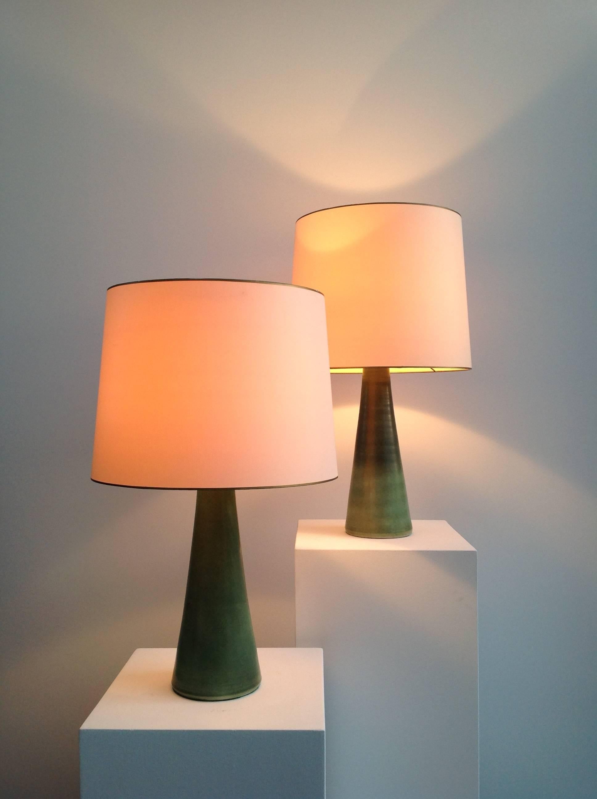 Mid-20th Century Beautiful and Rare Ceramic Lamps by RAAK Amsterdam, Anno, 1960
