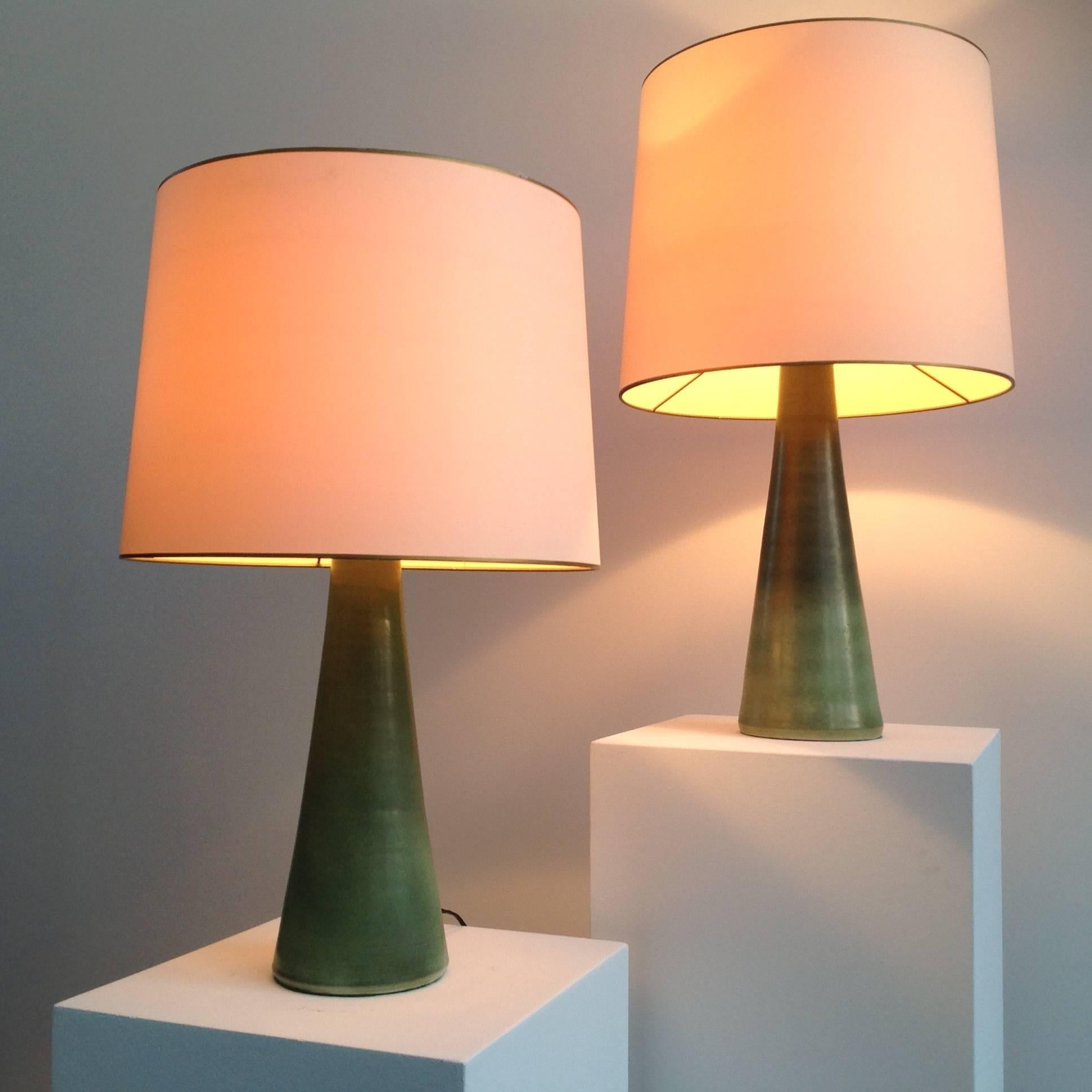 Beautiful and Rare Ceramic Lamps by RAAK Amsterdam, Anno, 1960 4
