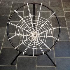 Original, First Edition Spider Web Folding Chairs by "PLAN" Made in France