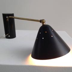Very Old and Beautiful Adjustable Stilux Wall Sconce, Anno 1950