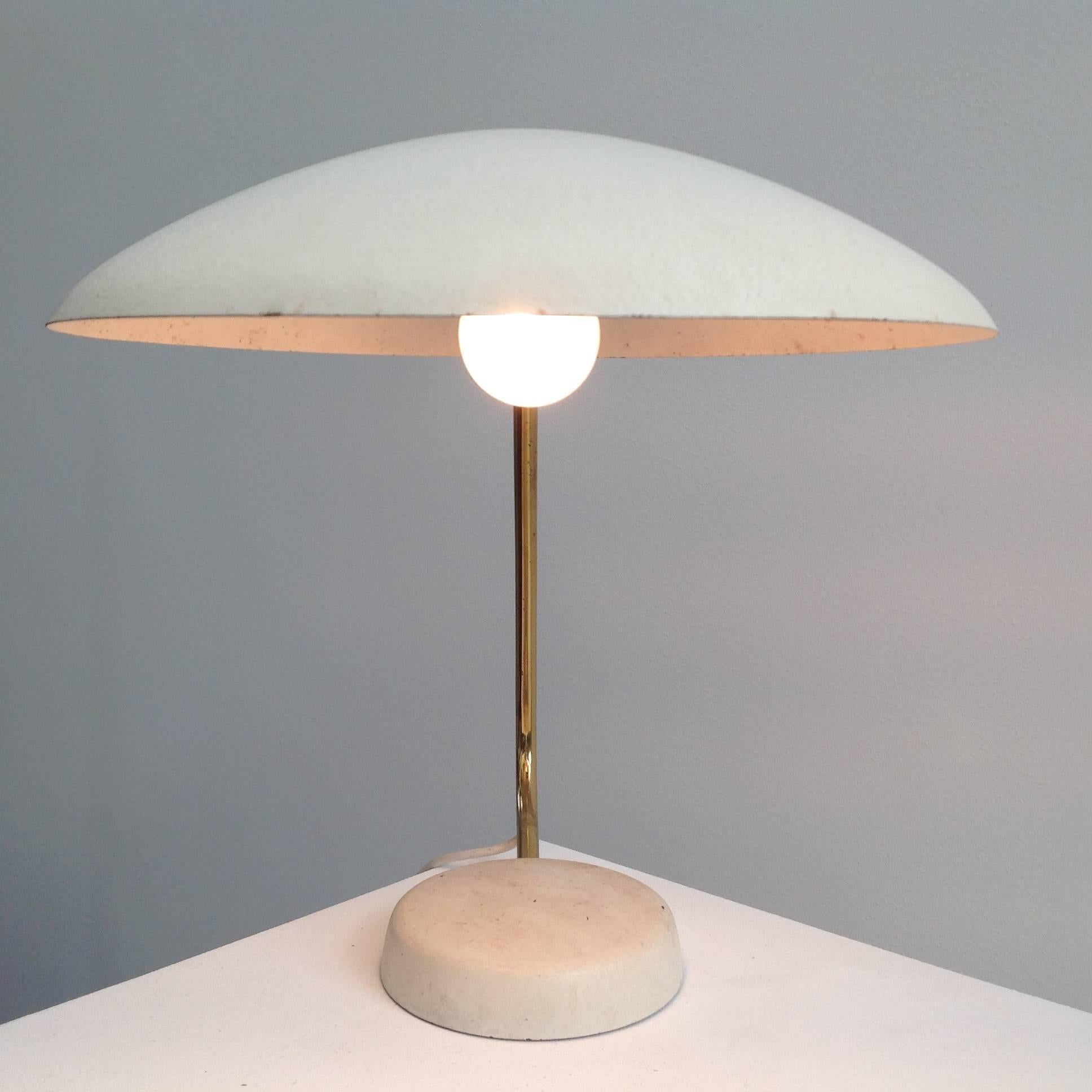 Powder-Coated Nice Desk Lamp Old Edition, in the Style of Stilnovo, Anno 1960 For Sale