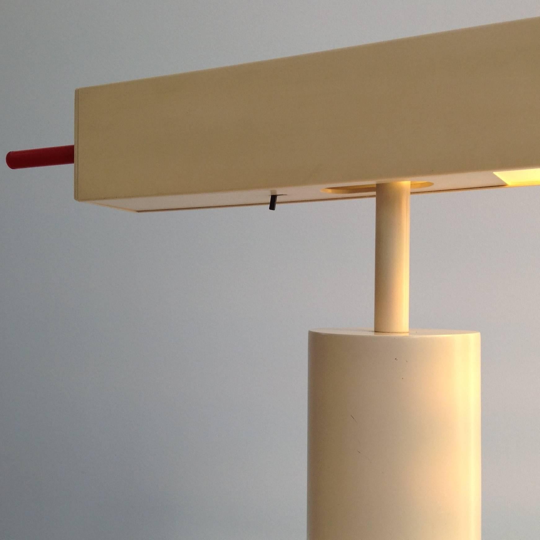 Modern Extremely Rare Desk Lamp Design by Ettore Sottsass, Made in Small Quantity For Sale
