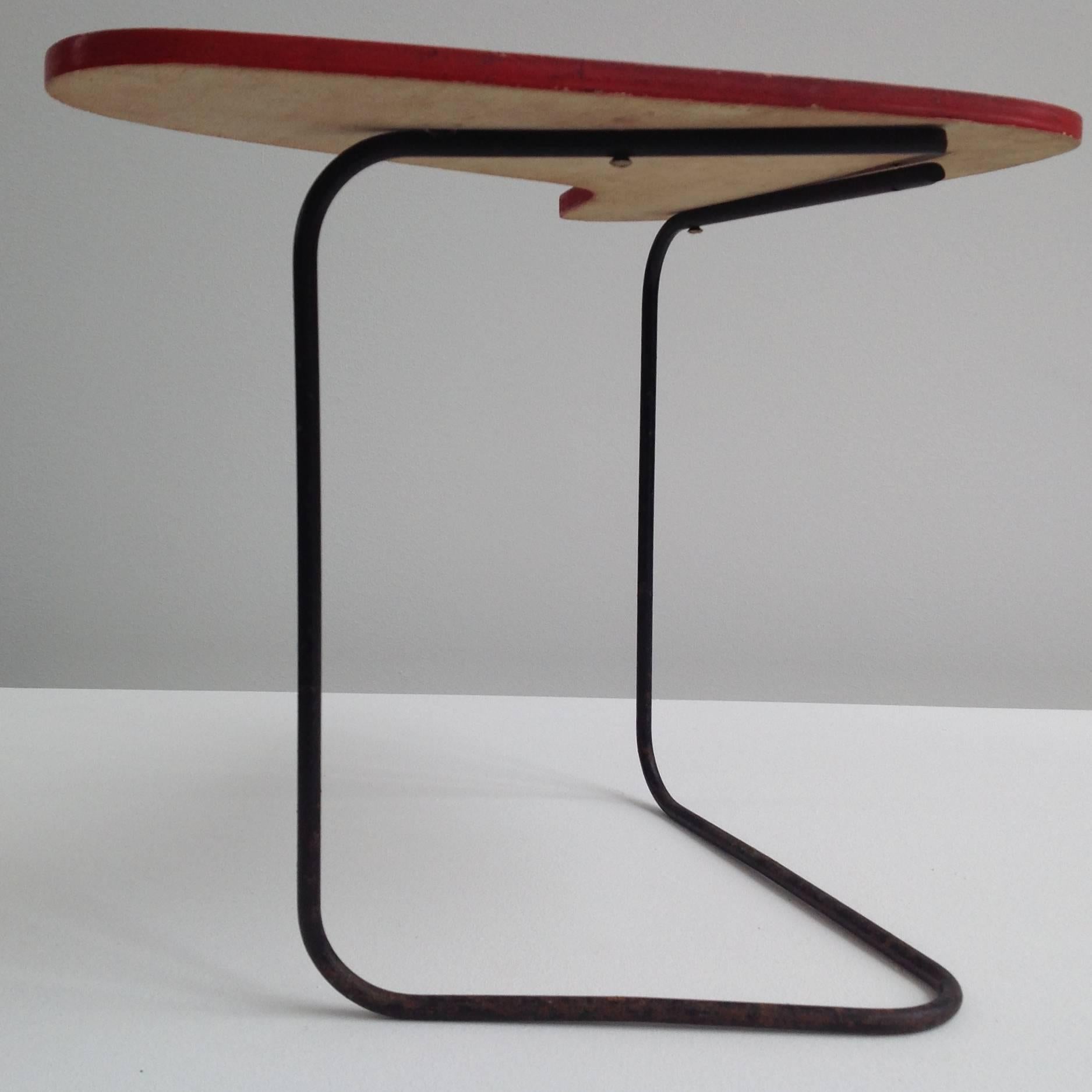 Belgian Old First Edition of G1 Boomerang Table by Willy Van Der Meeren, 1954 For Sale