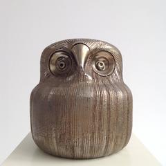 Beautiful Ceramic Owl, Italy, 1970