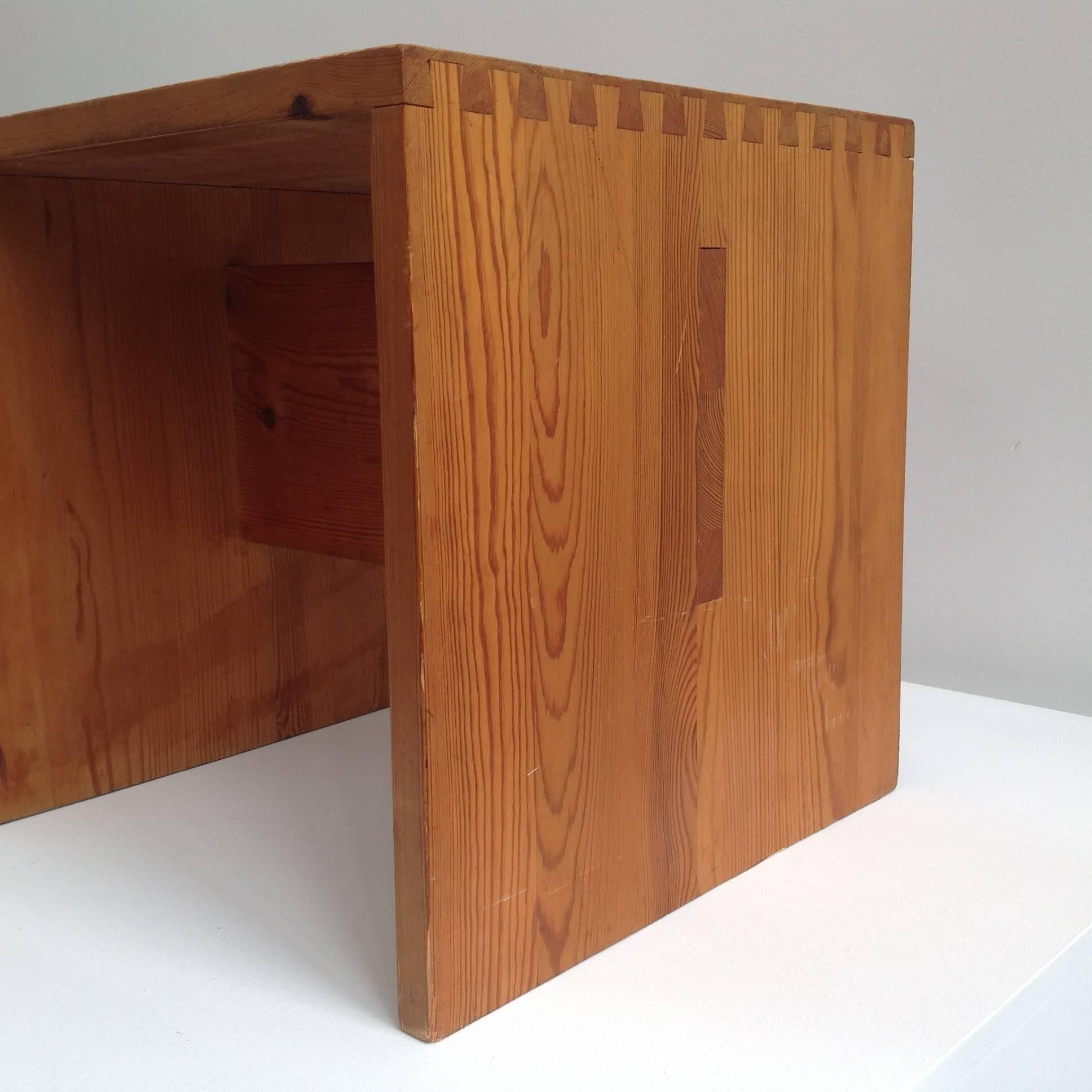 Mid-20th Century Pair of Custom-Made Side Tables, Style Pierre Chapo