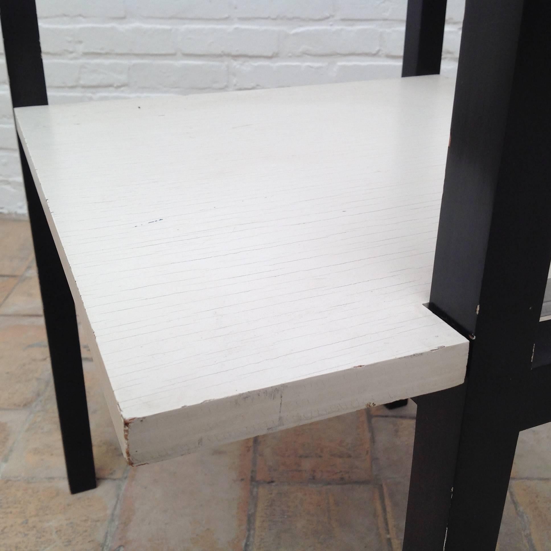 Painted Very Rare and Unknown One-Off Chair by Gerrit Rietveld For Sale