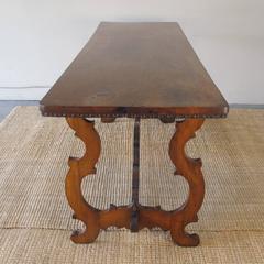 Spanish Walnut Trestle Table