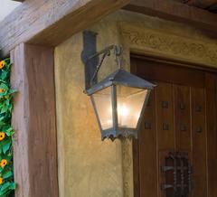 Exterior Iron Lantern on Bracket