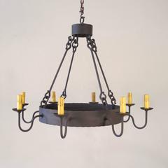 Iron Ring Chandelier, Large