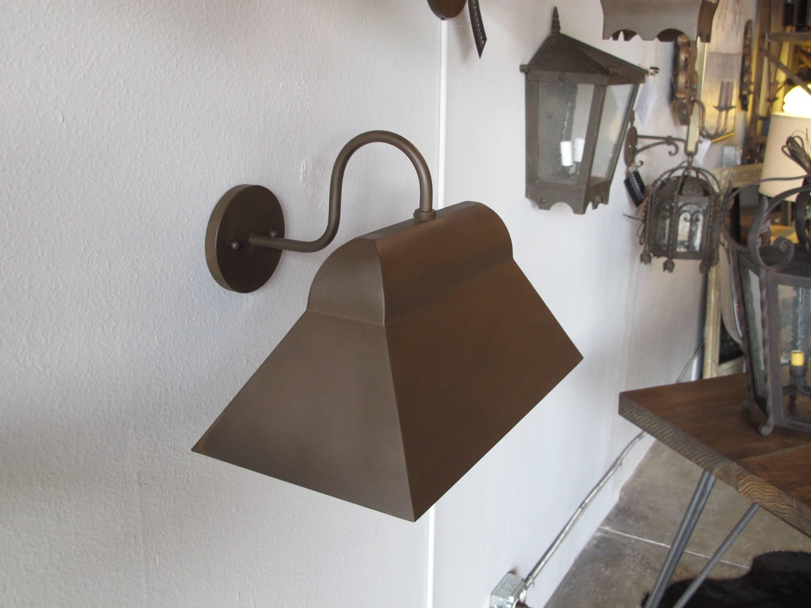 Three-Light Iron Wall Sconce In Excellent Condition For Sale In Encinitas, CA