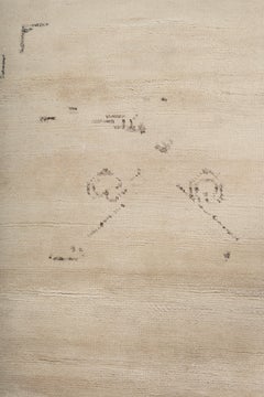 Jaipur Rugs 10X14 Piedi Tappeto annodato a mano in lana Avorio Tappeto moderno marocchino