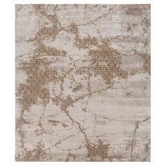 Jaipur Rugs 8x10 Feet Hand Knotted Carpet Wool And Bamboo Silk Ivory Modern Rug