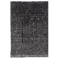 Jaipur Rugs 6x9 Feet Hand knotted Carpet Wool And Tencil modern Blue Rug