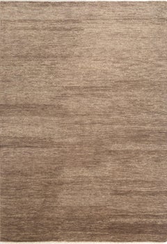 Jaipur Rugs 6x9 Feet Hand geknüpft Teppich Wolle Modern Beige Und Braun Teppich