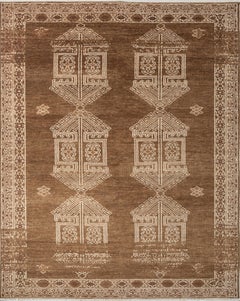Jaipur Rugs 8x10 Piedi Tappeto annodato a mano in lana Moderno Rosso e Arancione