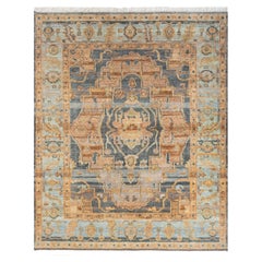 Jaipur Rugs 8x10 Feet Hand geknüpft Teppich Wolle Modern Blau Teppich
