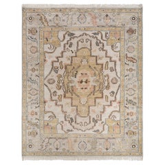 Jaipur Rugs 8x10 Piedi Tappeto annodato a mano in lana moderno avorio