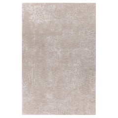 Jaipur Rugs 5x8 Feet Hand tufted Carpet Wool & Viscose Modern Ivory Rug