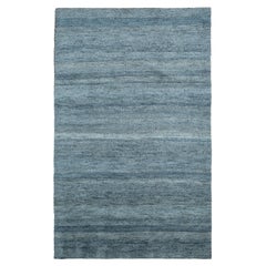 Tappeto Jaipur Rugs 5x8 Piedi Annodato a mano Tappeto in Lana Moderno Blu
