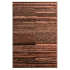 Jaipur Rugs 5x8 Piedi Tappeto annodato a mano in lana moderno beige e marrone