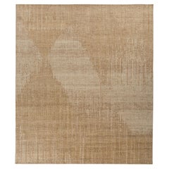 Jaipur Rugs 8X10 Piedi Tappeto annodato a mano in lana moderno beige e marrone