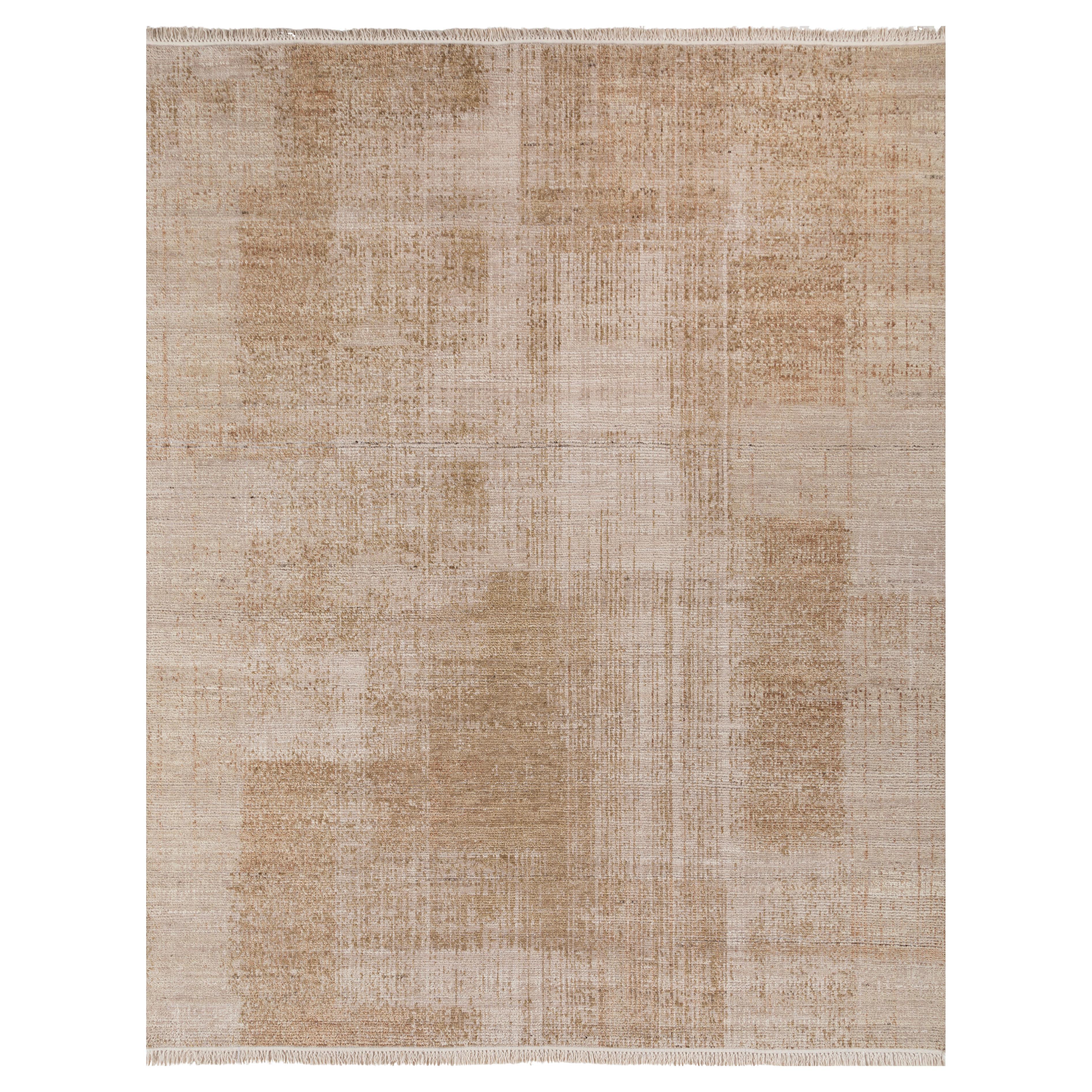 Jaipur Rugs 8x10 Piedi Tappeto annodato a mano in lana moderno avorio