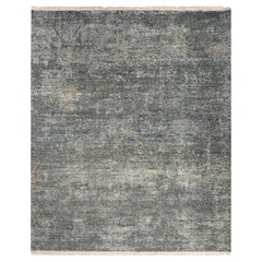 Jaipur Rugs 8x10 Piedi Tappeto annodato a mano in lana Tappeto moderno blu